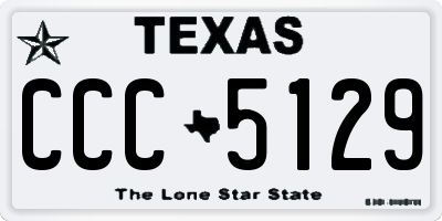 TX license plate CCC5129