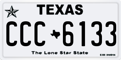 TX license plate CCC6133