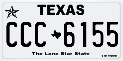 TX license plate CCC6155