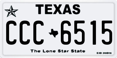 TX license plate CCC6515