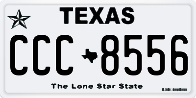 TX license plate CCC8556