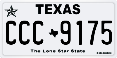 TX license plate CCC9175