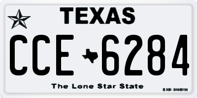 TX license plate CCE6284