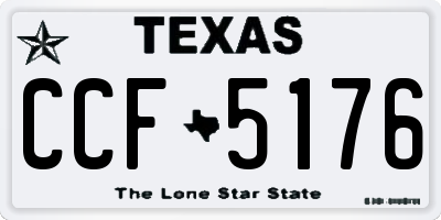 TX license plate CCF5176