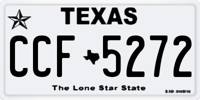 TX license plate CCF5272
