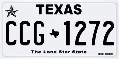 TX license plate CCG1272