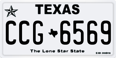TX license plate CCG6569