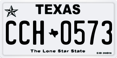 TX license plate CCH0573