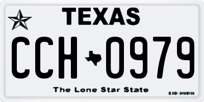 TX license plate CCH0979