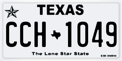 TX license plate CCH1049