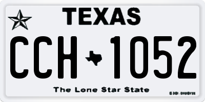 TX license plate CCH1052