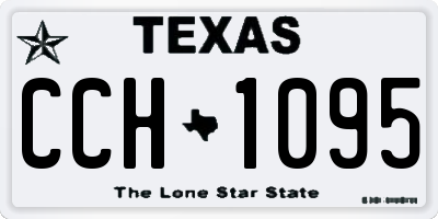 TX license plate CCH1095