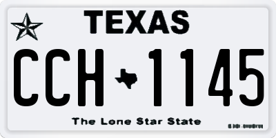 TX license plate CCH1145