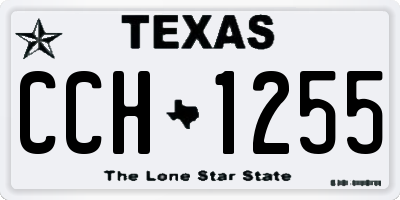 TX license plate CCH1255
