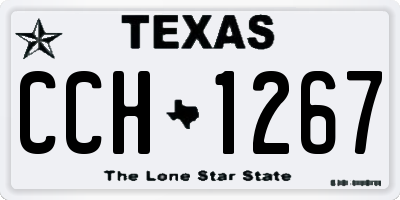 TX license plate CCH1267