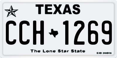 TX license plate CCH1269