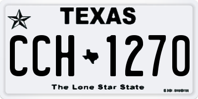 TX license plate CCH1270