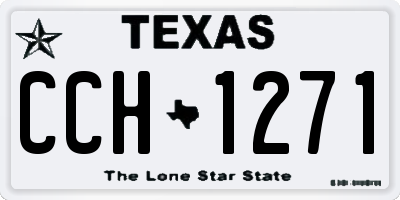TX license plate CCH1271