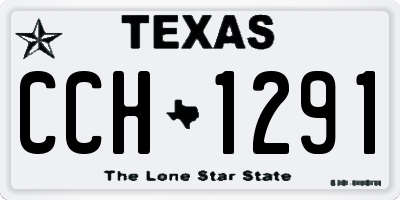 TX license plate CCH1291
