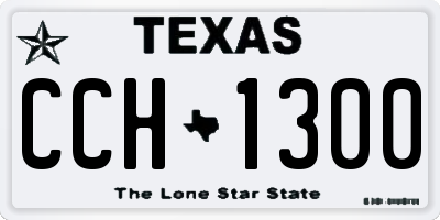 TX license plate CCH1300
