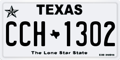 TX license plate CCH1302