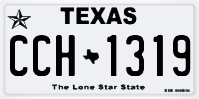 TX license plate CCH1319