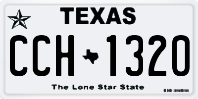 TX license plate CCH1320
