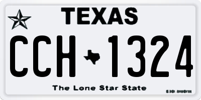 TX license plate CCH1324