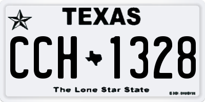 TX license plate CCH1328