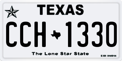 TX license plate CCH1330