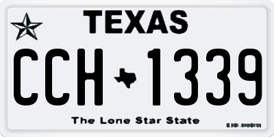 TX license plate CCH1339