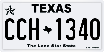 TX license plate CCH1340