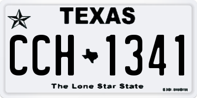 TX license plate CCH1341