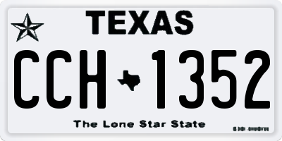 TX license plate CCH1352