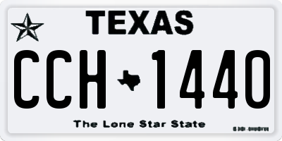 TX license plate CCH1440