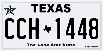 TX license plate CCH1448