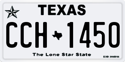 TX license plate CCH1450