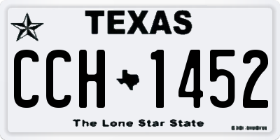 TX license plate CCH1452