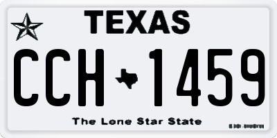 TX license plate CCH1459