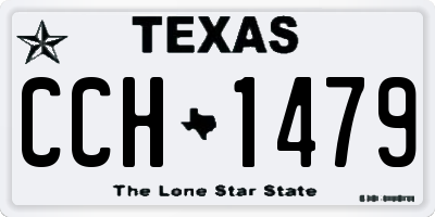 TX license plate CCH1479
