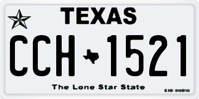 TX license plate CCH1521