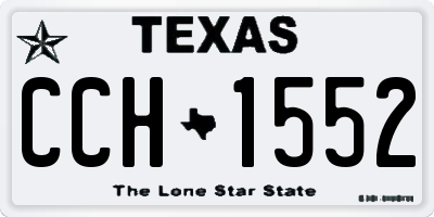 TX license plate CCH1552