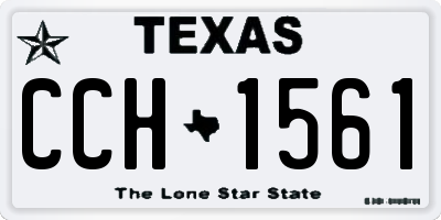 TX license plate CCH1561