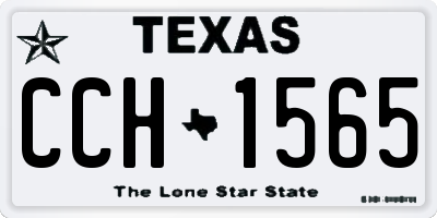 TX license plate CCH1565