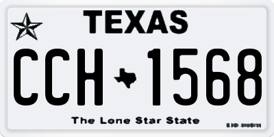 TX license plate CCH1568