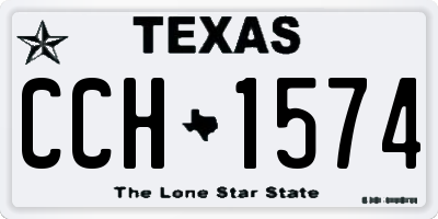 TX license plate CCH1574