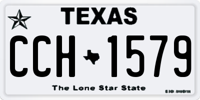 TX license plate CCH1579