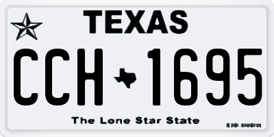 TX license plate CCH1695