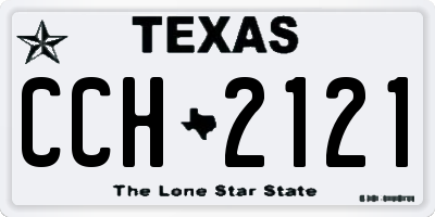 TX license plate CCH2121