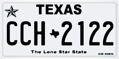 TX license plate CCH2122